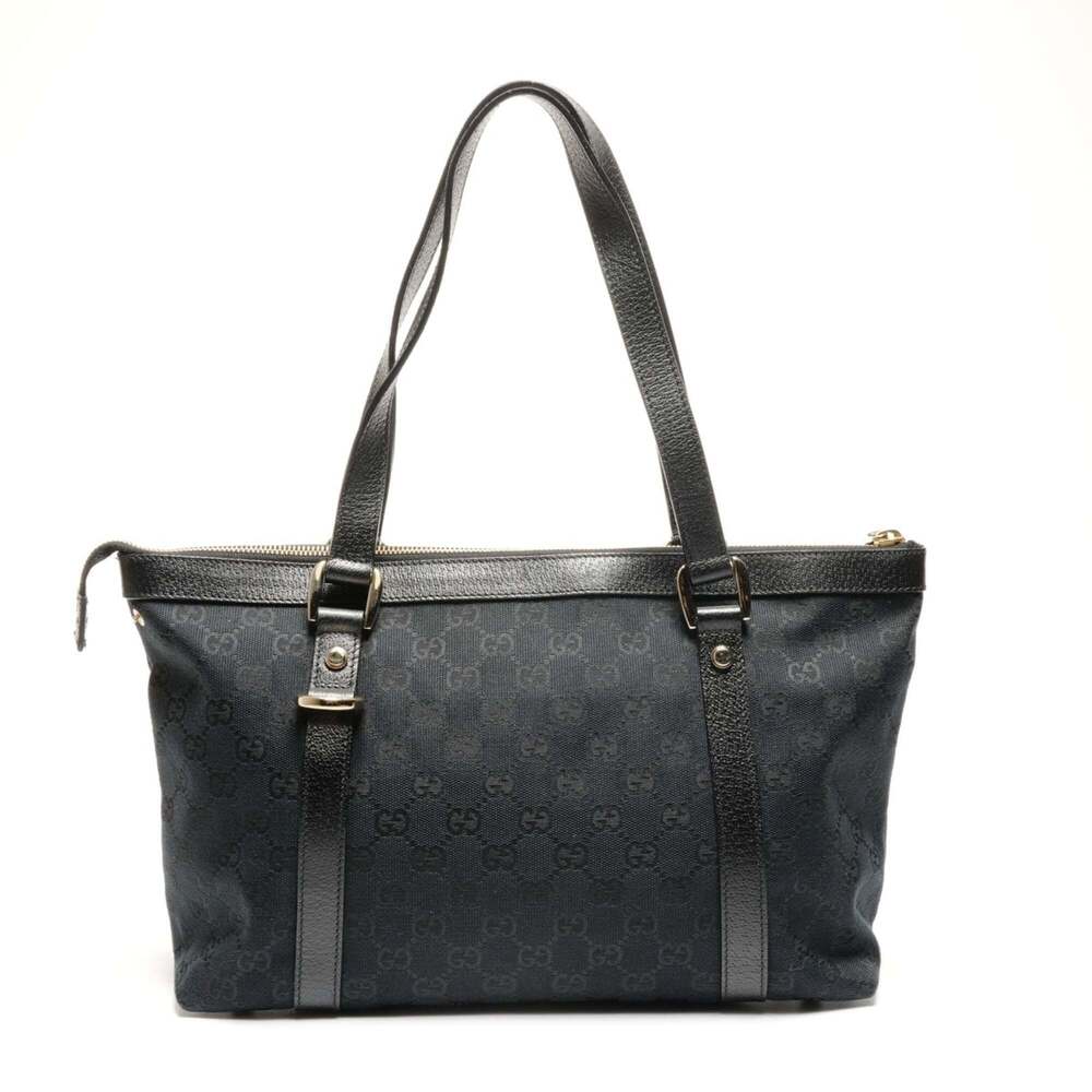 GUCCI Black Canvas Shoulder Bag - Picture 3 of 14